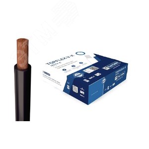 Провод силовой TOPFLEX V-K H05V-K 1х0.75 черный - TopCable