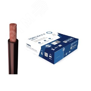 Провод силовой TOPFLEX V-K H07V-K 1х2.5 коричневый - TopCable
