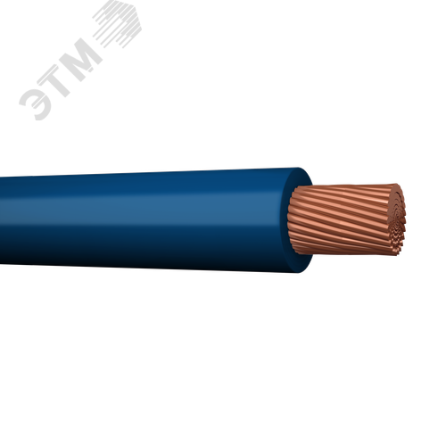 Провод монтажный                                  TOPFLEX V-K H05V-K 1x2.5 (темно-синий) - TopCable