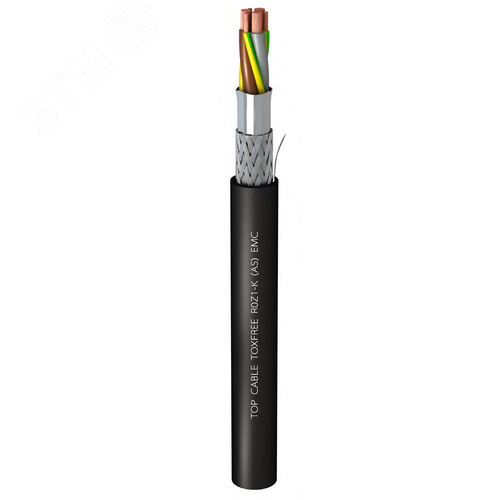 Кабель для двигателей TOP DRIVE (TOXFREE) ZH ROZ1-K EMC 3x10+3G1,5 0,6/1kV - фото 2