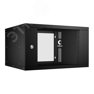 Шкаф телекоммуникационный настенный 19дюймов 6U - Cabeus