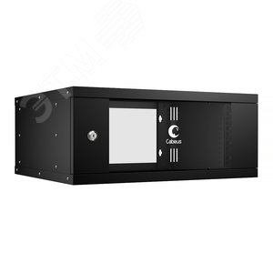 Шкаф телекоммуникационный настенный 19дюймов 4U - Cabeus