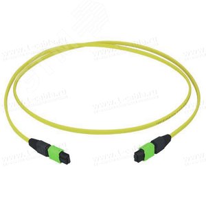 Сборка кабельная MPO/APC(M) 12 волокон 9/125 OS2, 10 m, поляризация А (FOP-9-12-MPO/APC(M)-12-MPO/APC(M)-10m) - Cabeus