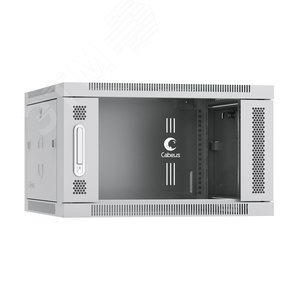 Шкаф телекоммуникационный настенный 19дюймов 6U - Cabeus