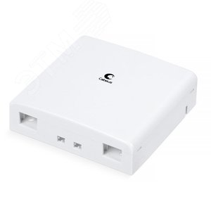 Корпус внешней оптической настенной розетки на 2 SC/LC (без пигтейлов и проходных адаптеров) - Cabeus