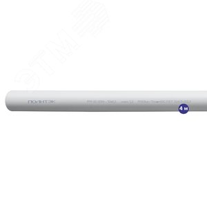 Труба полипропиленовая 50x8.3 SDR 6 PN 20 PPR белая, хлыст 4м - Политэк
