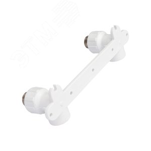 Планка монтажная 25x1/2' НР для смесителя, с водорозетками, полипропиленовая PPR белая - фото 4