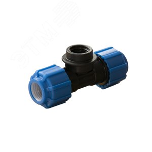 Тройник ПНД компрессионный ВР 25x1'x25 - Политэк