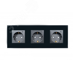 Розетка встраиваемая Sibling Powerswitch-W3, черная (Powerswitch-W3, черная) - Sibling