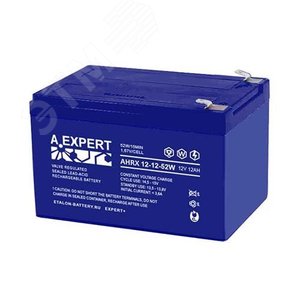Аккумулятор A.EXPERT AHRX 12В 12 А/ч (AHRX 12-12-52W) - Etalon battery