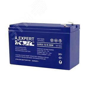 Аккумулятор A.EXPERT AHRX 12В 9 А/ч (AHRX 12-9-36W) - Etalon battery
