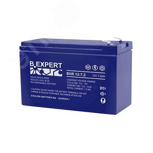 Аккумулятор B.EXPERT BHR 12В 7,2 А/ч (BHR 12-7,2) - Etalon battery