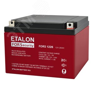 Аккумулятор 12В 26Ач (FORS 1226) - Etalon battery