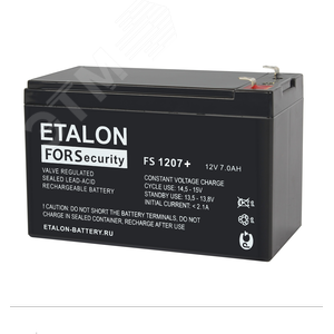 Аккумулятор FS+ 12В 7Ач (FS 1207+) - Etalon battery