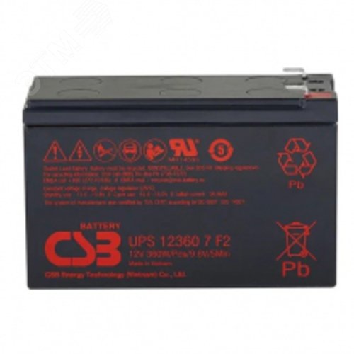 Аккумулятор UPS123607 F2 (CSB UPS123607) - CSB