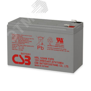 Аккумуляторная батарея CSB HRL1234W F2 FR (HRL1234W F2 FR) - CSB