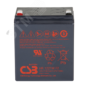 Аккумулятор HR 12В 21W (CSB HR1221W) - CSB