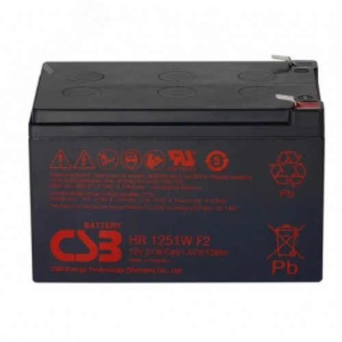 Аккумулятор HR 12В 51W (CSB HR1251W) - CSB