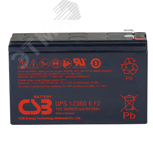Аккумулятор UPS123606 F2 (CSB UPS123606) - CSB