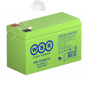 Аккумулятор HRL 12В 34W (WBR HRL1234W) - WBR