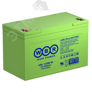 Аккумулятор HRL 12В 390W (WBR HRL12390W) - WBR