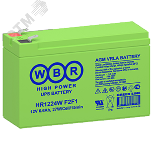 Аккумуляторная батарея WBR HR1224W F2F1 (HR1224W F2F1) - WBR