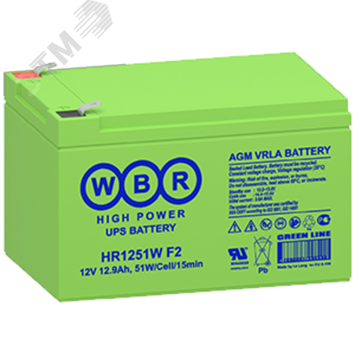 Аккумуляторная батарея WBR HR1251W F2 (HR1251W F2) - WBR