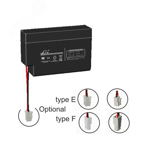Аккумулятор DJW 12В 0.8Ач (DJW12-0.8) - Leoch Battery