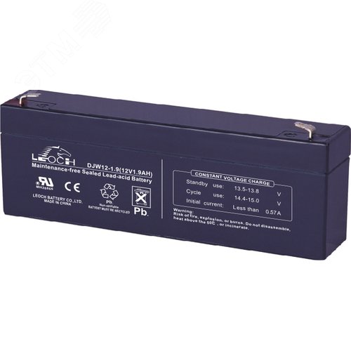 Аккумуляторная батарея Leoch Battery DJW12-1.9 (DJW12-1.9) - Leoch Battery