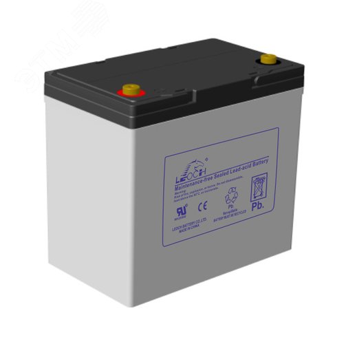 Аккумулятор DJM 12В 55Ач (DJM1255) - Leoch Battery