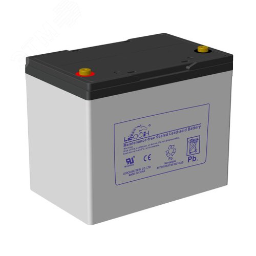 Аккумулятор DJM 12В 75Ач (DJM1275Н) - Leoch Battery
