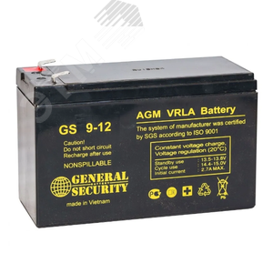 Аккумуляторная батарея General Security GS9-12 (GS9-12) - General Security