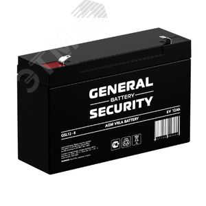 Аккумулятор GSL 6В 12Ач (GSL12-6 GENERAL SECURITY) - General Security