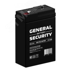 Аккумулятор GSL 6В 2,8Ач (GSL2.8-6 GENERAL SECURITY) - General Security