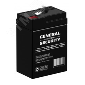 Аккумулятор GSL 6В 4,5Ач (GSL4.5-6 GENERAL SECURITY) - General Security