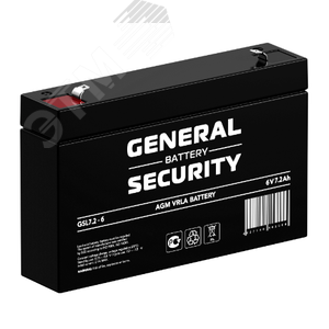 Аккумулятор GSL 6В 7,2Ач (GSL7.2-6 GENERAL SECURITY) - General Security
