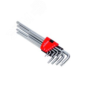 Набор штифтовых ключей Torx Т10-50 (звездочка) - Brinko