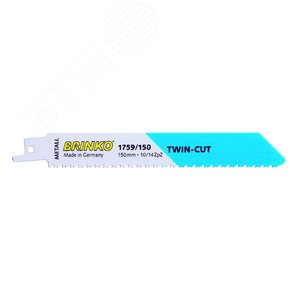 Полотно для сабельной пилы по металлу. TWIN CUT. 150 мм (992195) - Brinko