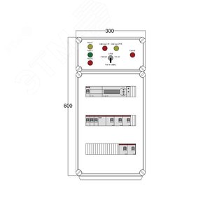 Щит управления электрообогревом DEVIbox HS 5x1700 D850 (в комплекте с терморегулятором) (DBS005) - DEVIbox