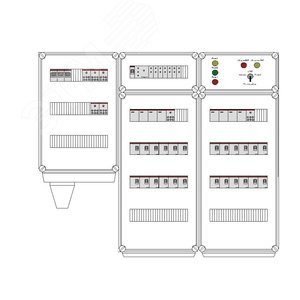 Щит управления электрообогревом DEVIbox HS 24x1700 D316 (в комплекте с терморегулятором и датчиком температуры) (DBS084) - DEVIbox