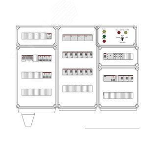 Щит управления электрообогревом DEVIbox HS 15x2700 D316 (в комплекте с терморегулятором и датчиком температуры) (DBS093) - DEVIbox