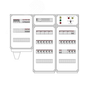 Щит управления электрообогревом DEVIbox HS 21x3400 D316 (в комплекте с терморегулятором и датчиком температуры) (DBS107) - DEVIbox