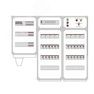 Щит управления электрообогревом DEVIbox HS 24x2700 D330 (в комплекте с терморегулятором и датчиком температуры) (DBS132) - DEVIbox