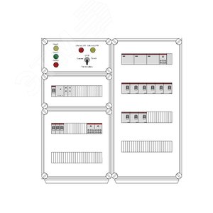 Щит управления электрообогревом DEVIbox HS 9x3400 D330 (в комплекте с терморегулятором и датчиком температуры) (DBS139) - DEVIbox