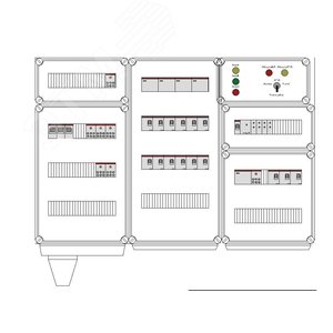 Щит управления электрообогревом DEVIbox HS 15x3400 D330 (в комплекте с терморегулятором и датчиком температуры) (DBS141) - DEVIbox