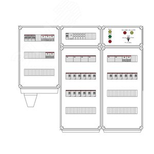 Щит управления электрообогревом DEVIbox HS 18x3400 D330 (в комплекте с терморегулятором и датчиком температуры) (DBS142) - DEVIbox