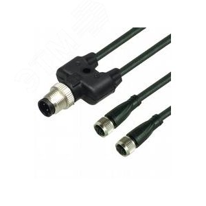 Кабель с разъемами V3-GM-BK0.3M-PUR-U-T-V1-G (274802) - Pepperl+Fuchs
