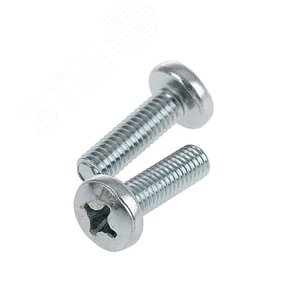 Винт DIN 7985 М3х25 4.8 ZN (2000шт) с полукруглой головой крестообразный шлиц (AB1000302530205) - РФ