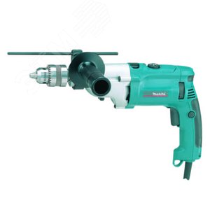 Дрель ударная 1010Вт, ключевой патрон 13мм, 0-1200/2900 об/м, кейс - Makita, артикул HP2070