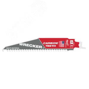 Полотно для сабельной пилы WRECKER TCT 150/6T (1шт) (48005241) - Milwaukee